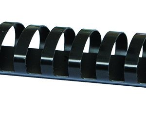 Inele plastic 45 mm, max 440 coli, 50buc/cut Office Products - negru