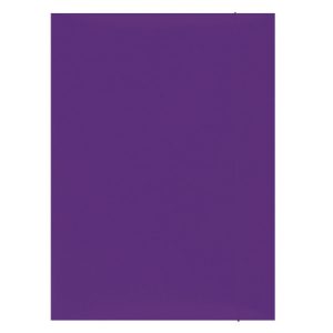 Mapa din carton plastifiat cu elastic, 300gsm, Office Products - violet