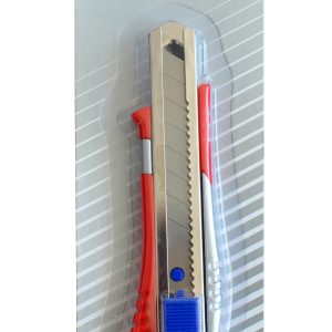 Cutter Optima Basic, lama 18mm SK5, sina metalica, aluminiu cu ABS