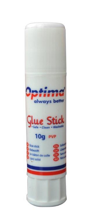 Lipici solid Optima, 10 gr., calitate PVP (garantie 5 ani)