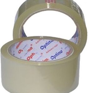 Banda adeziva 72mm x 66 y, 38 microni, Optima - transparent