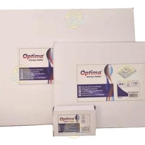 Folie laminare Optima, 65 x 95 mm, 125 microni, 100 folii/top