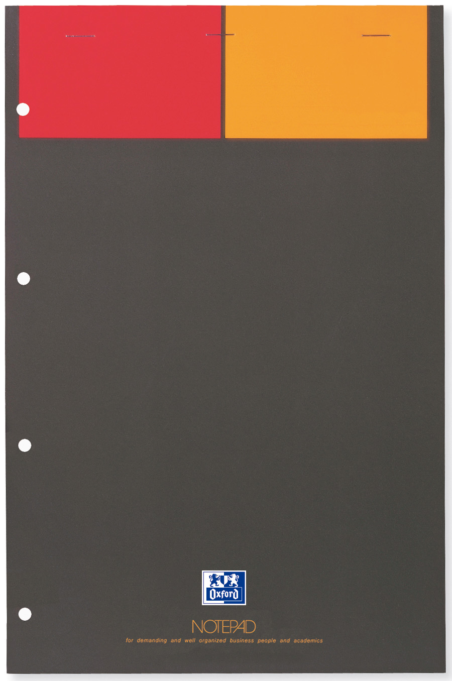 Blocnotes OXFORD Int., A4+, 80 file - 90g/mp, Scribzee, 4 perf., coperta carton - mate