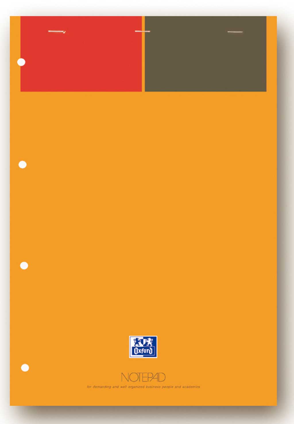 Blocnotes OXFORD Int., A4+, 80 file -90g/mp, Scribzee, 4 perf., coperta carton - dictando