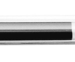 Pix cu gel PENAC CCH-3, rubber grip, 0.7mm, corp transparent, accesorii negre, scriere neagra