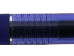 Pix cu gel PENAC Inketti, rubber grip, 0.5mm, corp albastru transparent - scriere albastra