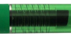 Pix cu gel PENAC Inketti, rubber grip, 0.5mm, corp verde transparent - scriere verde