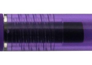 Pix cu gel PENAC Inketti, rubber grip, 0.5mm, corp violet transparent - scriere violet