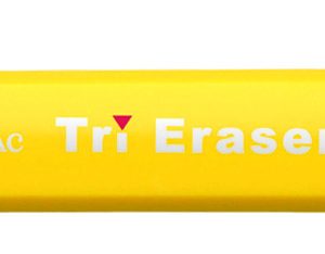 Radiera mecanica PENAC Tri Eraser, triunghiulara, 100% cauciuc - corp galben