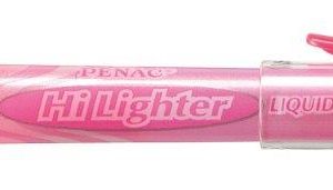 Textmarker cu cerneala PENAC Liqliner, varf 1-4 mm - roz fluorescent