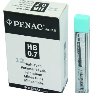 Mine pentru creion mecanic 0,7mm, 12/set, PENAC - HB