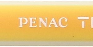 Creion mecanic PENAC The Pencil, rubber grip, 1.3mm, varf plastic - corp galben