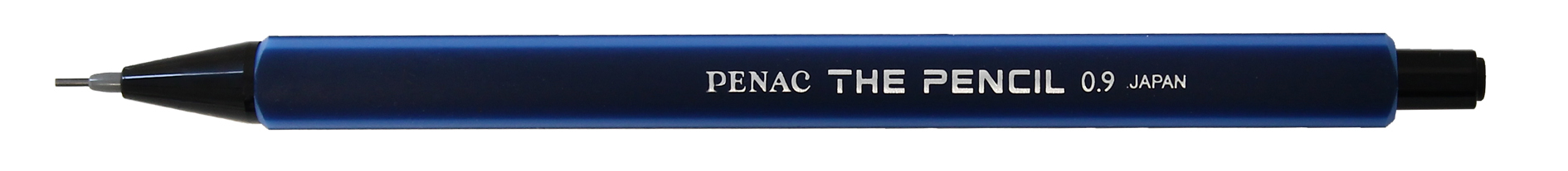 Creion mecanic PENAC The Pencil, rubber grip, 0.9mm, varf plastic - corp bleumarin