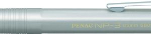 Creion mecanic profesional PENAC NP-3, 0.3mm, con metalic, varf cilindric fix - corp argintiu