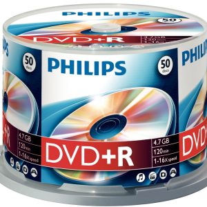 DVD+R 4.7GB (50 buc. Spindle, 16x) PHILIPS