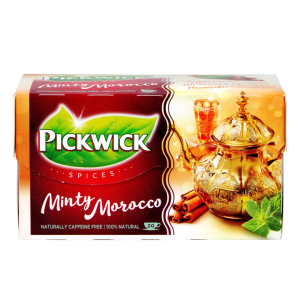 Ceai PICKWICK DELICIOUS SPICES - infuzie - Minty Morocco - fara cofeina - 20 x 2 gr./pachet