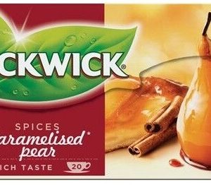 Ceai PICKWICK DELICIOUS SPICES - negru cu pere caramelizate si scortisoara - 20 x 1,5 gr./pachet