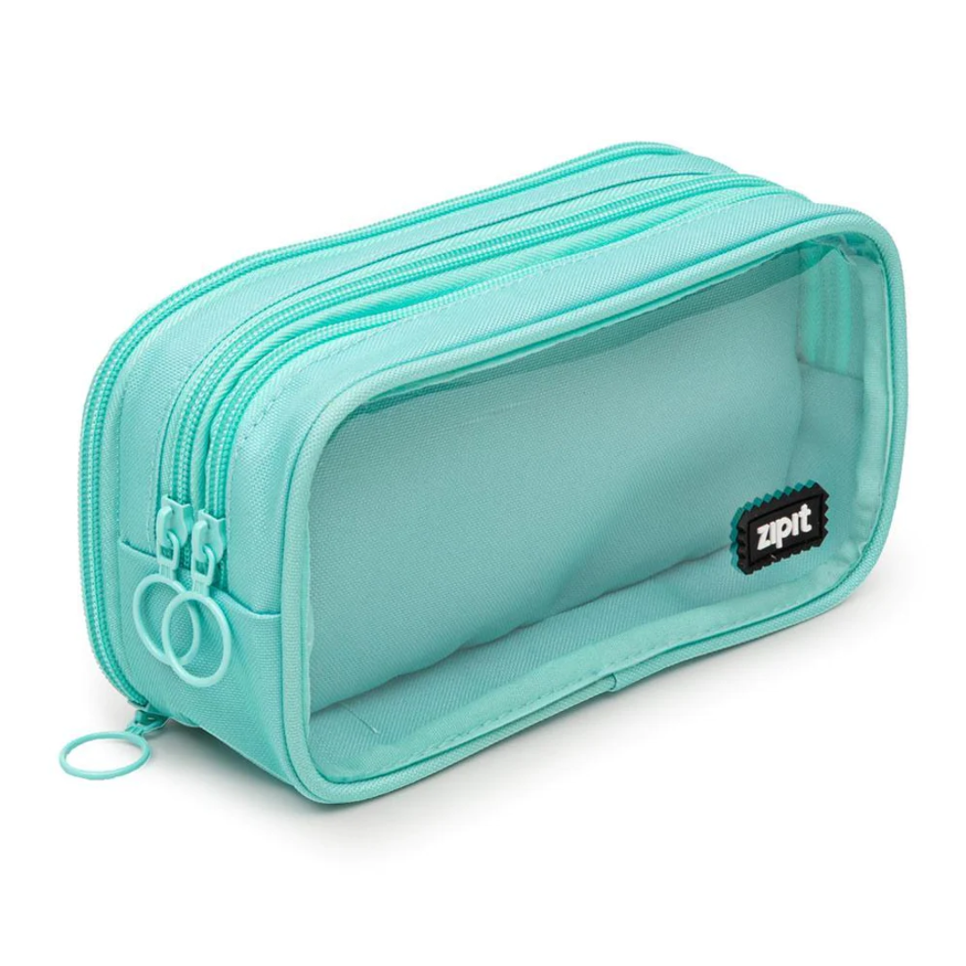Penar cu 3 fermoare, ZIPIT Half & Half - Mint