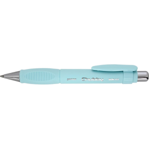 Pix PENAC Chubby, rubber grip, 1.0mm, varf metalic, corp sky blue - scriere albastra