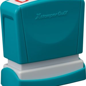 Stampila Xstamper QuiX - Q10, dreptunghiulara, 11 x 40 mm - tus negru