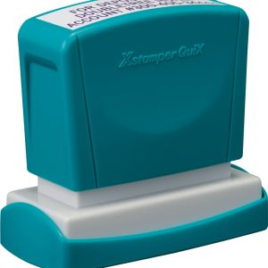Stampila Xstamper QuiX - Q11, dreptunghiulara, 16 x 48mm - tus albastru