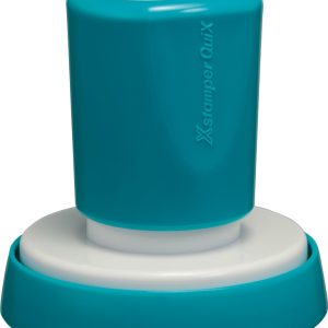 Stampila Xstamper QuiX - Q53, rotunda, D-38mm - tus negru