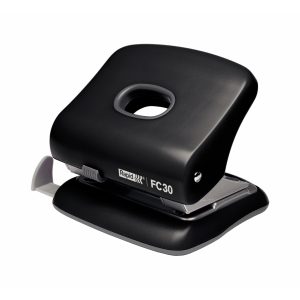 Perforator plastic Rapid FC30, 30 de coli, cutie, negru