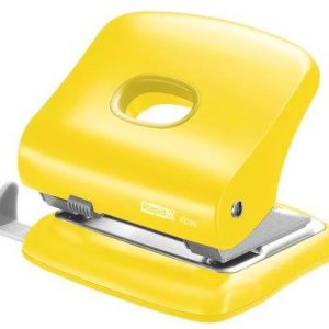Perforator plastic Rapid FC30, 30 de coli, cutie, galben