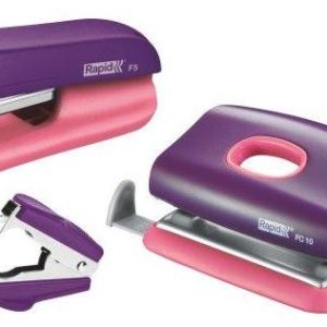 Set capsator plastic Rapid F5, perforator plastic FC10 si decapsator, 10 coli, blister, mov-piersica