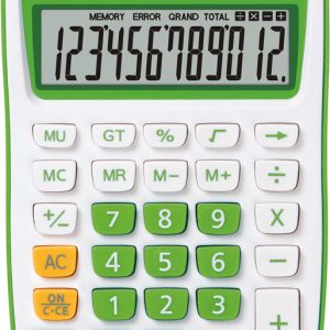 Calculator de birou, 12 digits, 145 x 104 x 26 mm, Rebell SDC 912 - alb/verde