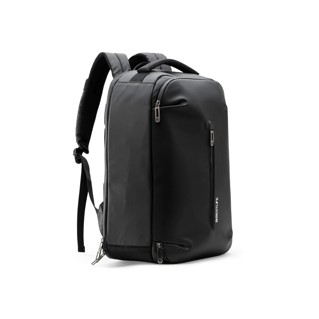 Rucsac BESTLIFE Oden X, 45x28x19cm, compartiment tableta si laptop 15.6 inch, negru