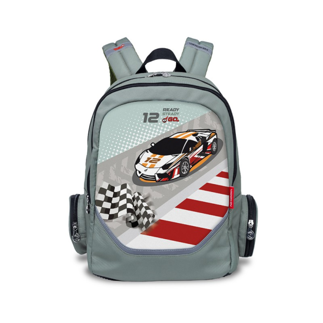 Rucsac scoala NIKIDOM Roller Go - Race Car