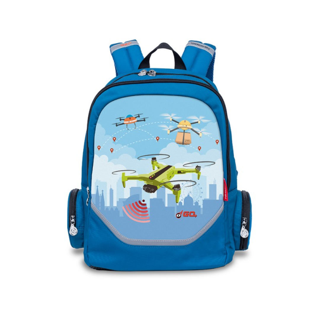 Rucsac scoala NIKIDOM Roller Go - Drones