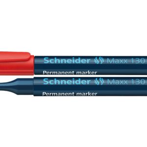Permanent marker SCHNEIDER Maxx 130, varf rotund 1-3mm - rosu