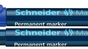 Permanent marker SCHNEIDER Maxx 130, varf rotund 1-3mm - albastru
