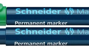 Permanent marker SCHNEIDER Maxx 130, varf rotund 1-3mm - verde
