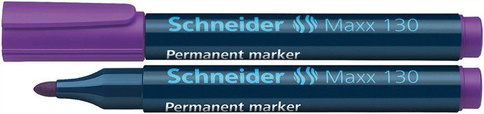 Permanent marker SCHNEIDER Maxx 130, varf rotund 1-3mm - violet