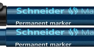 Permanent marker SCHNEIDER Maxx 133, varf tesit 1+4mm - negru
