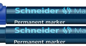 Permanent marker SCHNEIDER Maxx 133, varf tesit 1+4mm - albastru
