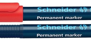 Permanent marker SCHNEIDER Maxx 240, varf rotund 1-2mm - rosu