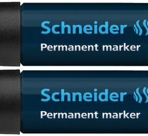 Permanent marker SCHNEIDER Maxx 280, varf tesit 4+12mm - negru
