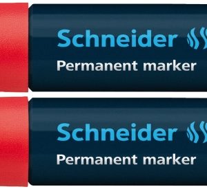 Permanent marker SCHNEIDER Maxx 280, varf tesit 4+12mm - rosu