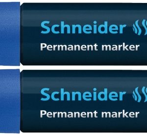 Permanent marker SCHNEIDER Maxx 280, varf tesit 4+12mm - albastru