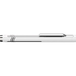 Pix SCHNEIDER Epsilon Touch XB, varf 1.4mm - corp alb/argintiu - scriere albastra