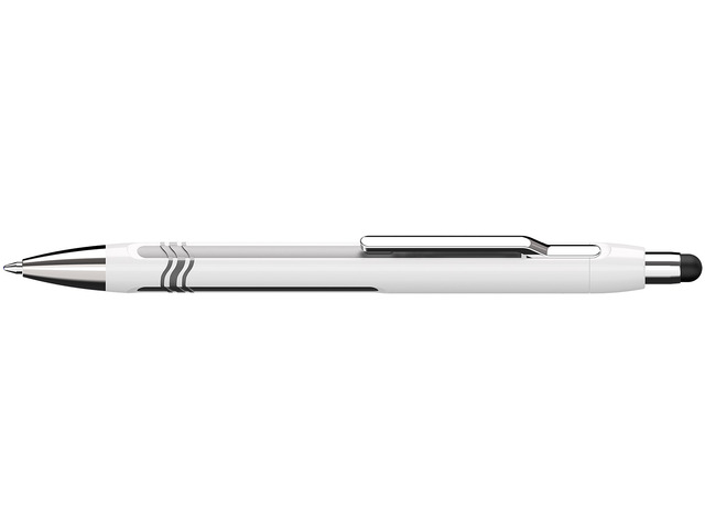 Pix SCHNEIDER Epsilon Touch XB, varf 1.4mm - corp alb/argintiu - scriere albastra