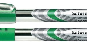 Pix SCHNEIDER Slider Basic XB, rubber grip, varf 1.4mm - scriere verde