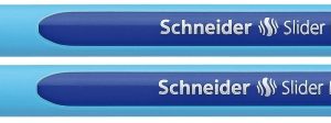 Pix SCHNEIDER Slider Edge F, rubber grip, varf fin - scriere albastra