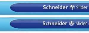 Pix SCHNEIDER Slider Edge M, rubber grip, varf mediu - scriere albastra