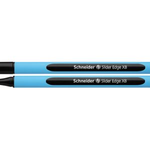 Pix SCHNEIDER Slider Edge XB, rubber grip, varf 1.4mm - scriere neagra