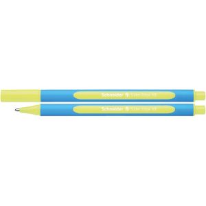 Pix SCHNEIDER Slider Edge XB, rubber grip, varf 1.4mm - scriere galben
